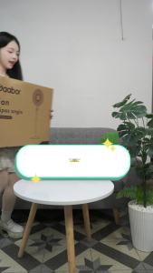 [SALE GIỮA THÁNG] Quạt điện đứng 5 cánh 3 tốc độ Gaabor FM430M-WH05A đảo gió 90 độ tuần hoàn tùy chỉnh tiết kiệm điện - Bảo hành 12 tháng 1 đổi 1