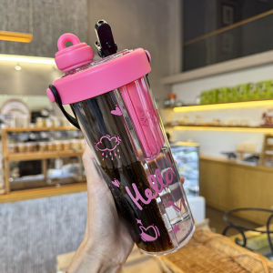 MENGYUXI | Children School Use Dual Drinking Spout Water Cup