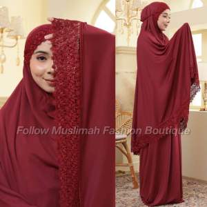 Telekung Cotton Sulam Telekung Plus Free Bag Telekung Murah Telekung Design Baru Vietnam Telekung Kerawang