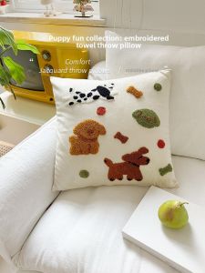 YINSHANG | Dopamine Boosting Cute Dachshund Square Pillow Cover Large No Inner Included