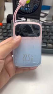 Sạc dự phòng Beston dung lượng lớn 10.000mAh – PBCL01 tích hợp cáp type C iphone sạc nhanh 22.5w