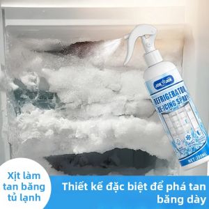 200ML Xịt Rã Đông Tủ Lạnh Loại Bỏ Băng Dày Ngăn Chặn Đóng Băng Lại Thích Hợp Cho Tủ Lạnh