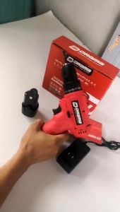 Máy Khoan Pin DRAMA 12V Bắn Vít - Khoan Cầm Tay 2 Cấp Tốc Độ 100% Đồng Siêu bền Có Đèn