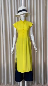 Sét áo dài cách tân phong cách hiện đại chất voan mềm mịn nhiều size