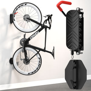 1PC Bike Wall Support Stand Mount Hanger Bicycle Parking Rack Road Bike Holder MTB Cycling Rotating Buckle Garage Accessories