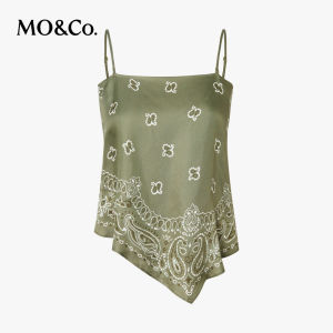 MO&Co. | Paisley Printed Silk Blend Vest
