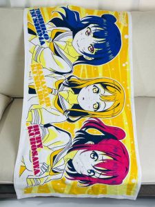 LoveLive! Sunshine Pure Cotton Towel Soft Cute Series Non-Disposable Home Textile Bath Towel Comfortable Absorbent Cotton Towel