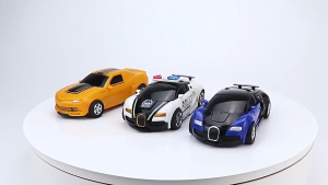 WEIHUIMEI เครื่องแปลงร่างกายหุ่นยนต์ ของเล่นกีฬาของเด็กชาย รูปแบบรถกีฬา หุ่นยนต์การกระทํา ของเล่นแปลงแปลง