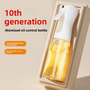 MONLEYTA | Kitchen Safe Oil Sprayer 2025 New Style Professional Grade Glass Spray Can For Air Fryer Home Use Food Level Oil Dispenser