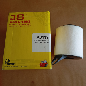 Lọc gió động cơ BMW 320i 2.0L 2004-2013 mã A0119 của JS Asakashi Nhật Bản