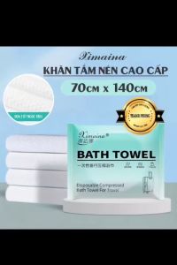 Khăn Tắm Nén Cao Cấp Thương Hiệu XIMAINA [70*140cm]