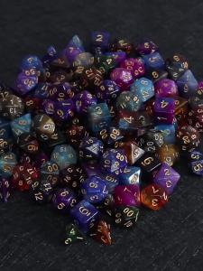 Xúc Xắc Nhóm Chạy Màu 20 Mặt dnd Đồ Chơi Cỡ Lớn Cthulhu coc Số Pha Lê Mười Mặt Sáu Mặt