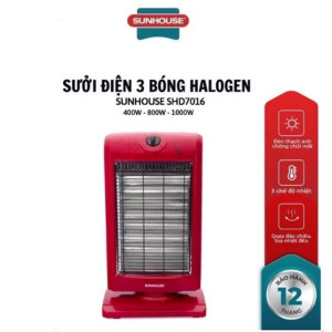 Sưởi điện 3 bóng Halogen Sunhouse SHD7016