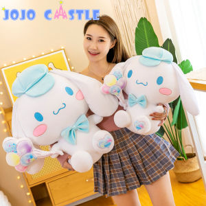JOJO CASTLE  Large Kawaii Sanrio Plush Toy Cute Big Ear Dog Stuffed Toy Cinnamoroll Plush Pillow Confession Balloon Cartoon Pillow 30/45/60/80cm Doll Girl Gift Home Decoration Peluche Girls Birthday Gift For Kids