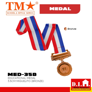 Do It Home TM Educational Medal 3.5cm Miguelito Bronze MED-35B