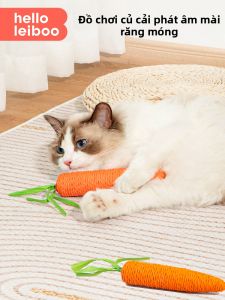 HELLOLEIBOO | Đồ Chơi Mèo Dễ Thương Kêu Pi Pi Bền Cho Việc Mọc Răng Và Cào