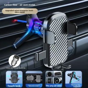 MONLEYTA | Universal Car Phone Holder 2025 Model Stable Gravity Support For Automotive Navigation Clamp Style Air Vent Mount Anti Shake