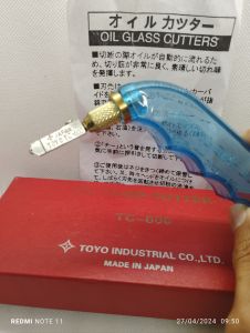 toyo tc 600 original japan alat potong kaca keramik granit / alat potong  kaca toyo tc 600