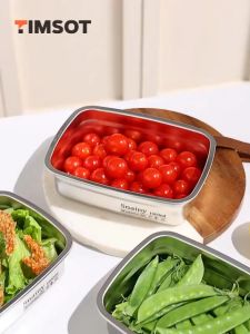 TIMSOT 316 Stainless Steel Sealed Lunch Box: Airtight & Antibacterial