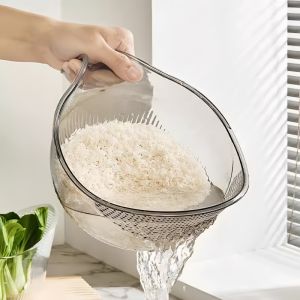 Multi-functional Rice Washing and Draining Basket