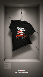 Mitsubishi Lancer Evolution 1 2 3 4 5 6 7 8 9 10 JDM Racing Automotive T-Shirt ( Mitsubishi Accessories ) AUTOMOTEEVE Design 1