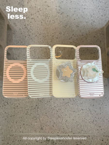 Inlay Diamantes Simple Frosted Magnetic Stand Phone Case