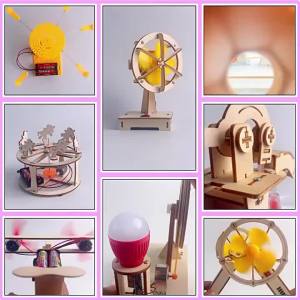 STEM Science Experiment Kit Physics DIY Tech Craft Handmade Physical Model Educational Material Kit for School Supplies