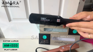 Purple Amara Catok Lurus Catokan Rambut Plat Lebar Rata Hair Straigthener Ionic 1333 Baby Liss Keramic Ion Ceramic Professional Model Terbaru Cepat Panas Beauty Tools Alat Kecantikan Laz COD Bisa Bayar di Tempat