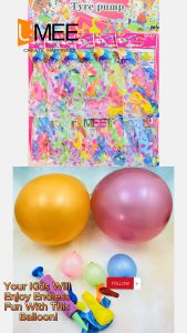 1pc Pack Balloon with Pump Pad for Party Gift-Loot bag Filler
