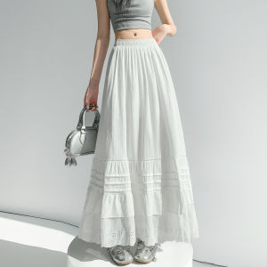 YINQING | Slimming High Waist Lace Patchwork Skirt