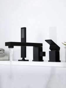 BANGPU | Extended Waterfall Cold and Hot Separated Bath Faucet High Flow Set