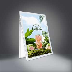 white frame led light box advertising light boxes led 70x70 makeup display business sign Christmas gift advertising light boxes