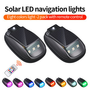 1/2/4x Solar Wireless No Drill Cab Lights for Truck Roof Solar-Powered Truck Cab Lights Auto Sensor Luces para Techo de Carro