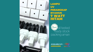 Lampu Nyamuk UV Pengganti 7 Watt FSL PL 7W Untuk Perangkap Nyamuk Krisbow Inhalant 15W