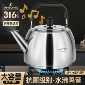 Large Capacity 316 Stainless Steel Whistling Kettle for Gas Stove Home Use New 2025 Model Food Grade Water Boiler European Style