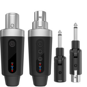 M04 2.4G Wired to wireless microphone system wireless microphone converter XLR transmitter and receiver for dynamic microphones