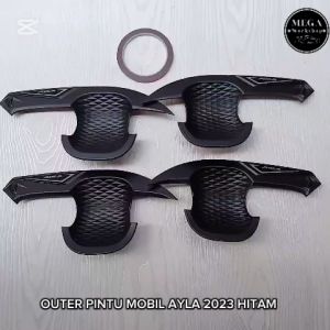 Outer Pintu Mobil Daihatsu Ayla 2023 - 2024 Hitam Premium