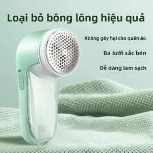 2025 Điện Tóc USB Sạc Vải Máy Cạo Râu Thân Thiện Với Môi Trường Áo Len Dụng Cụ Vệ Sinh ABS Lưỡi Dao