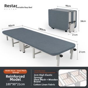 RESTAR | Portable Folding Bed Single Use