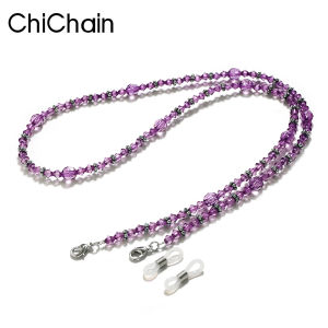 อะคริลิคแฟชั่น Vintage Casual Beaded แว่นตาแว่นตาแว่นตากันแดดแว่นตาอ่านหนังสือสายโซ่ผู้ถือ