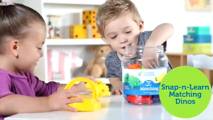 Oldlaiben Kids Dinosaur Matching Set Montessori Colors Early Learning Pairing Educational Toy Mainan Kanak Pasangan