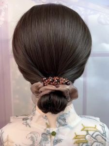 Dây Buộc Tóc Lưới Siêu Thanh Cao Su Đàn Hồi Cao Phụ Kiện Tóc Thanh Lịch Dây Buộc Tóc Đuôi Ngựa Dây Buộc Tóc Phụ Kiện Tóc