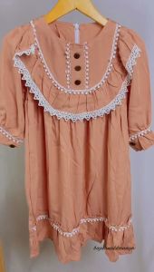 1-3TH GAMIS ANAK KIANDRA LONG DRESS ANAK PEREMPUAN GAMIS ANAK KOREA BY MYBEE