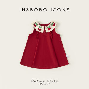 insbobo | Đầm Công Chúa Đỏ Dễ Thương Cho Bé Gái