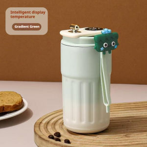 Smart Display Temperature 316 Stainless Steel Vacuum Cup 450ml Thermos Water Bottle Office Coffee Cup Travel Thermal Mug
