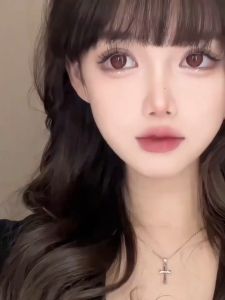 【COD】 Red/Purple Series Softlens Mata Normal 1 Sepasang Lensa Kontak Warna Lensa Kontak Warna Alami Soplen Mata Korea Terbaru Warna