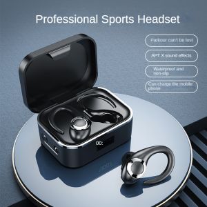 Newmsnr 9D Dolby Sound 3500mAh Wireless Earbuds High End Sport Bluetooth Earphones ENC HD Call Noise Reduction In Ear Hearphones IPX7 Waterproof Sweatproof Headset Upgrade Bluetooth5.2 No Delay Gaming Earphone High Quality Bussiness Headphone