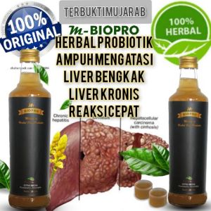 M Biopro Herbal Probiotik Obat Liver l Obat Liver Paling Ampuh 380 ml Reaksi Cepat Terbukti Berkhasiat