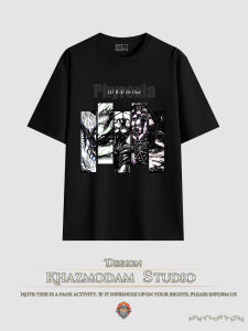 Áo Thun Tay Ngắn Sáng Tạo Cá Tính MTG New Non-Rikasia Evil Army Invading Dành Cho Nam Áo Thun Cotton Mùa Hè Thường Ngày