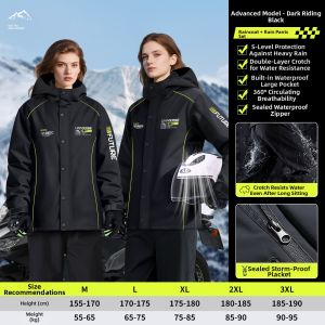 QUANYAN | Rain Storm Protection Motorcycle Raincoat Set